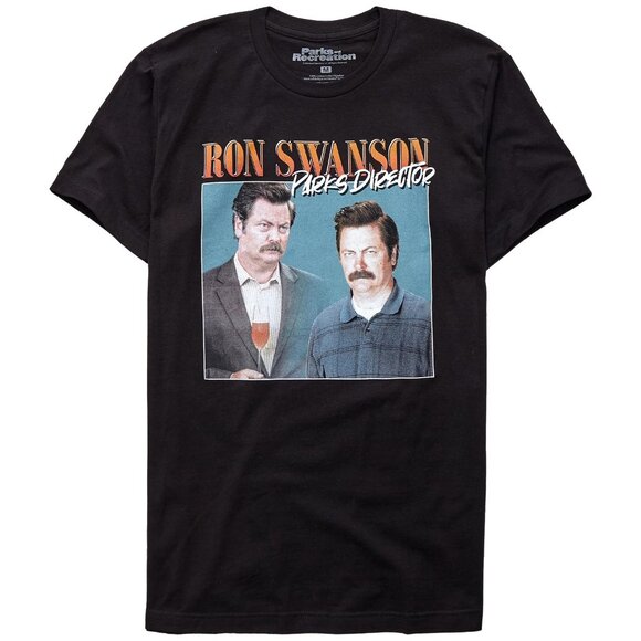 New! Parks and Recreation TV Show T-Shirt Ron Swanson Parks Director - Picture 1 of 2